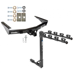 Towable bike top rack